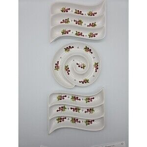 California Pantry Divided Serving Dishes by Julia Junkin 2 Rectangular 1 Round